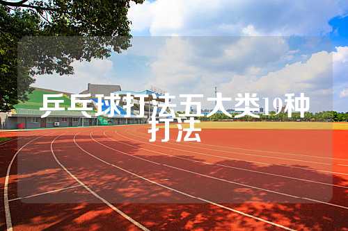 乒乓球打法五大类19种打法