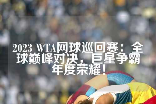 2023 WTA网球巡回赛：全球巅峰对决，巨星争霸年度荣耀！