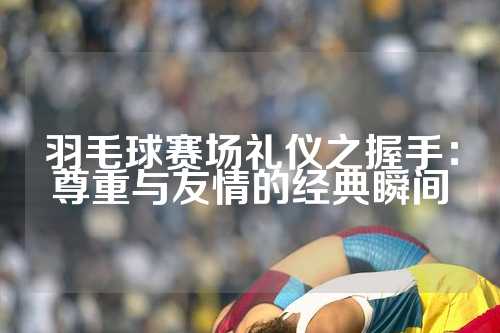 羽毛球赛场礼仪之握手：尊重与友情的经典瞬间