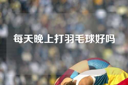 每天晚上打羽毛球好吗