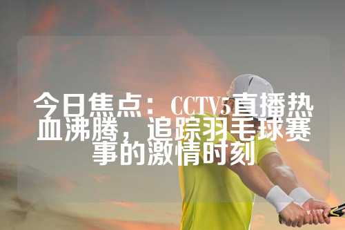 今日焦点：CCTV5直播热血沸腾，追踪羽毛球赛事的激情时刻