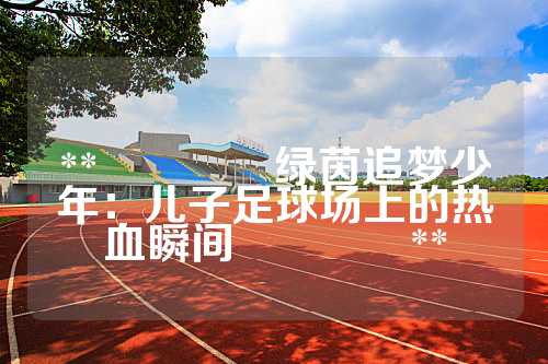 **🔥绿茵追梦少年：儿子足球场上的热血瞬间🌟**