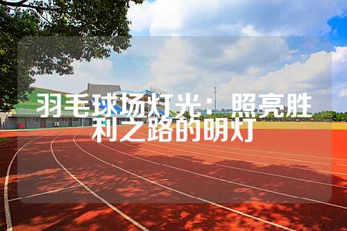 羽毛球场灯光：照亮胜利之路的明灯