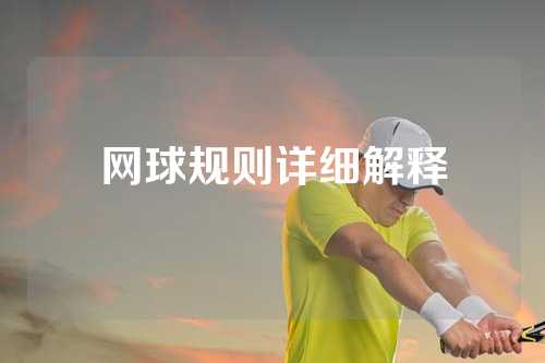网球规则详细解释